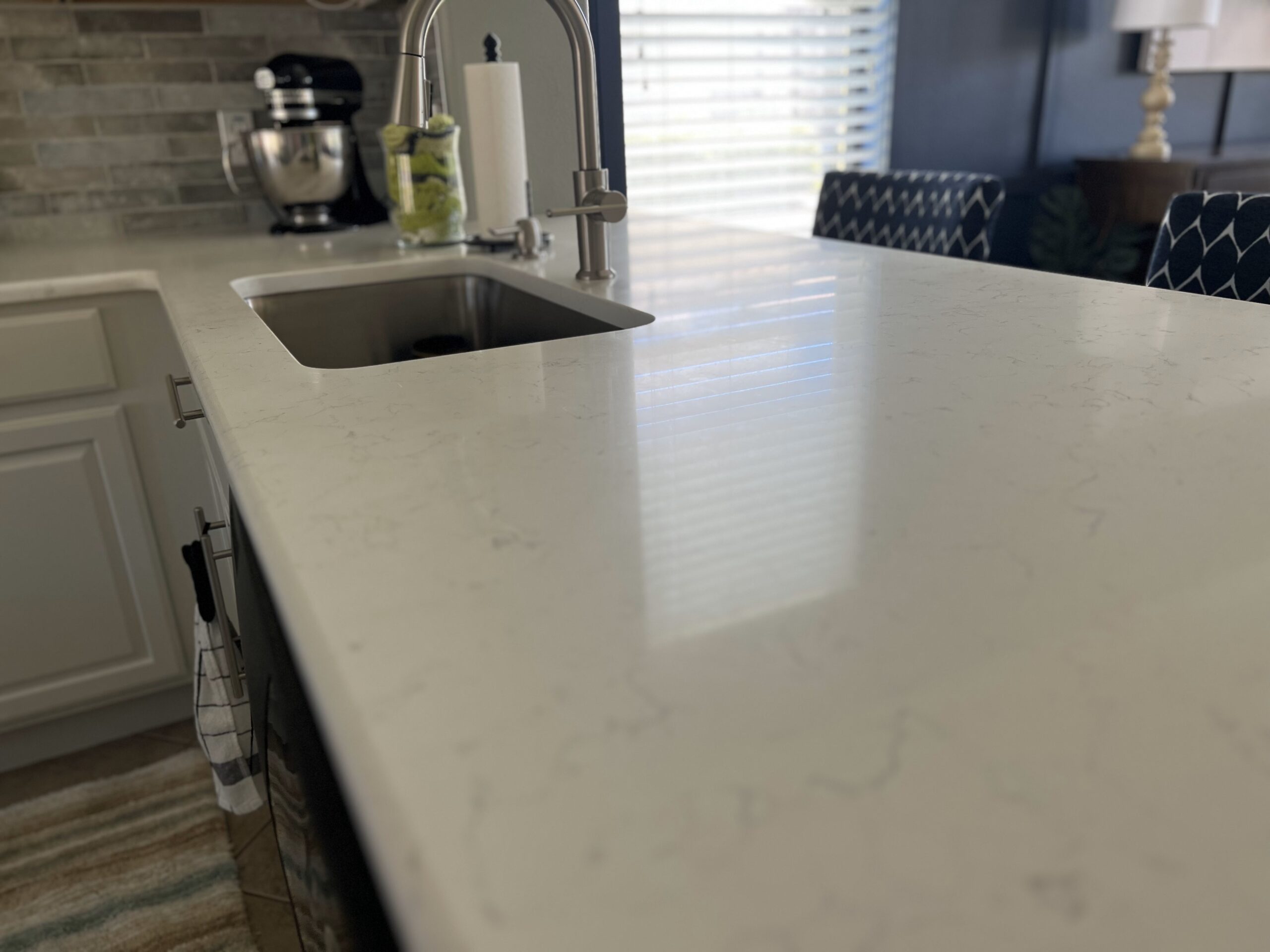Countertop and sink detail from the United Stone project gallery